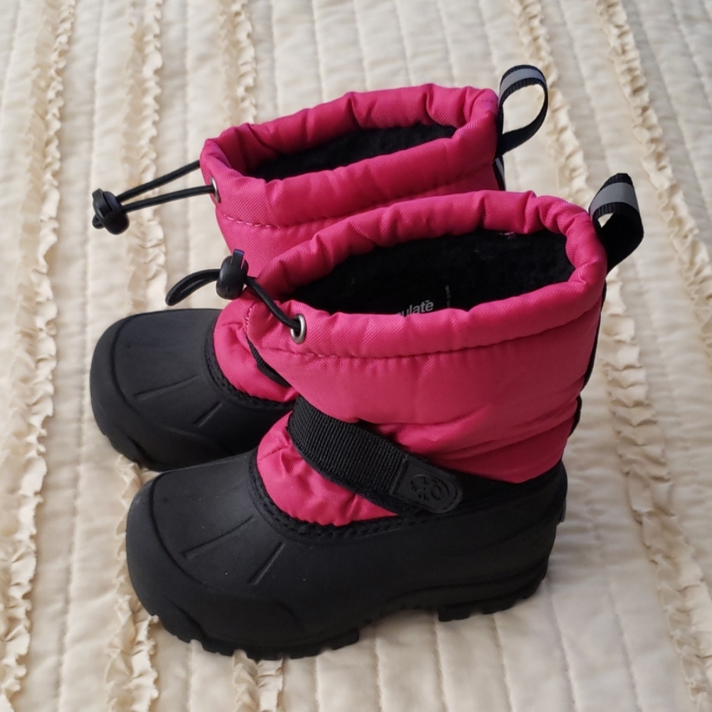 Northside Toddler Snowboots Sz 7 Like New Pink